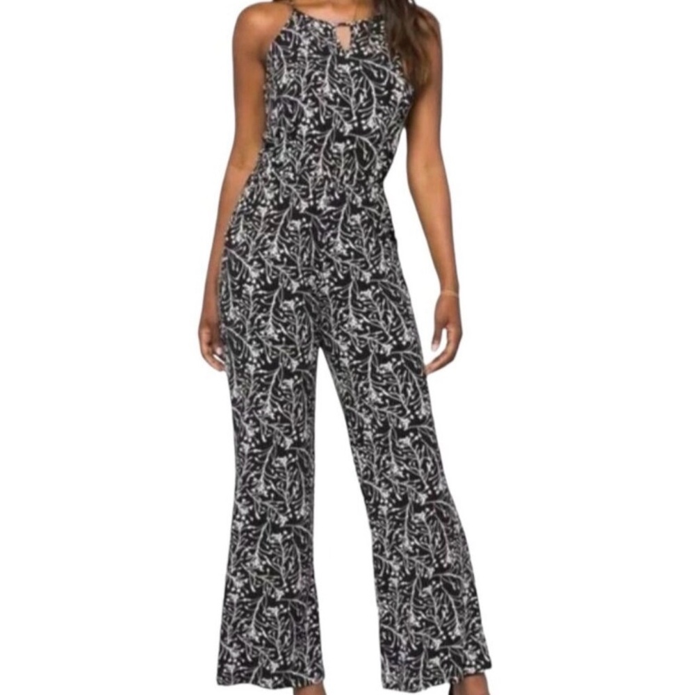 41 Hawthorn Black and White Patterned Jumpsuit